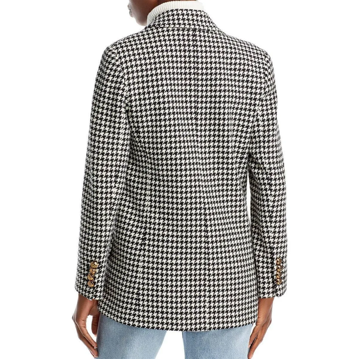 Aqua Women's Classic Houndstooth Blazer