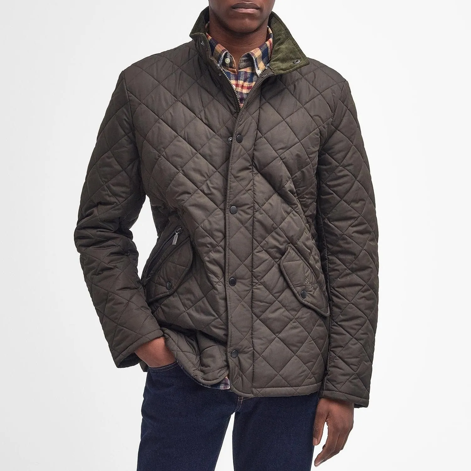 Barbour Chelsea Sportsquilt Jacket In Olive