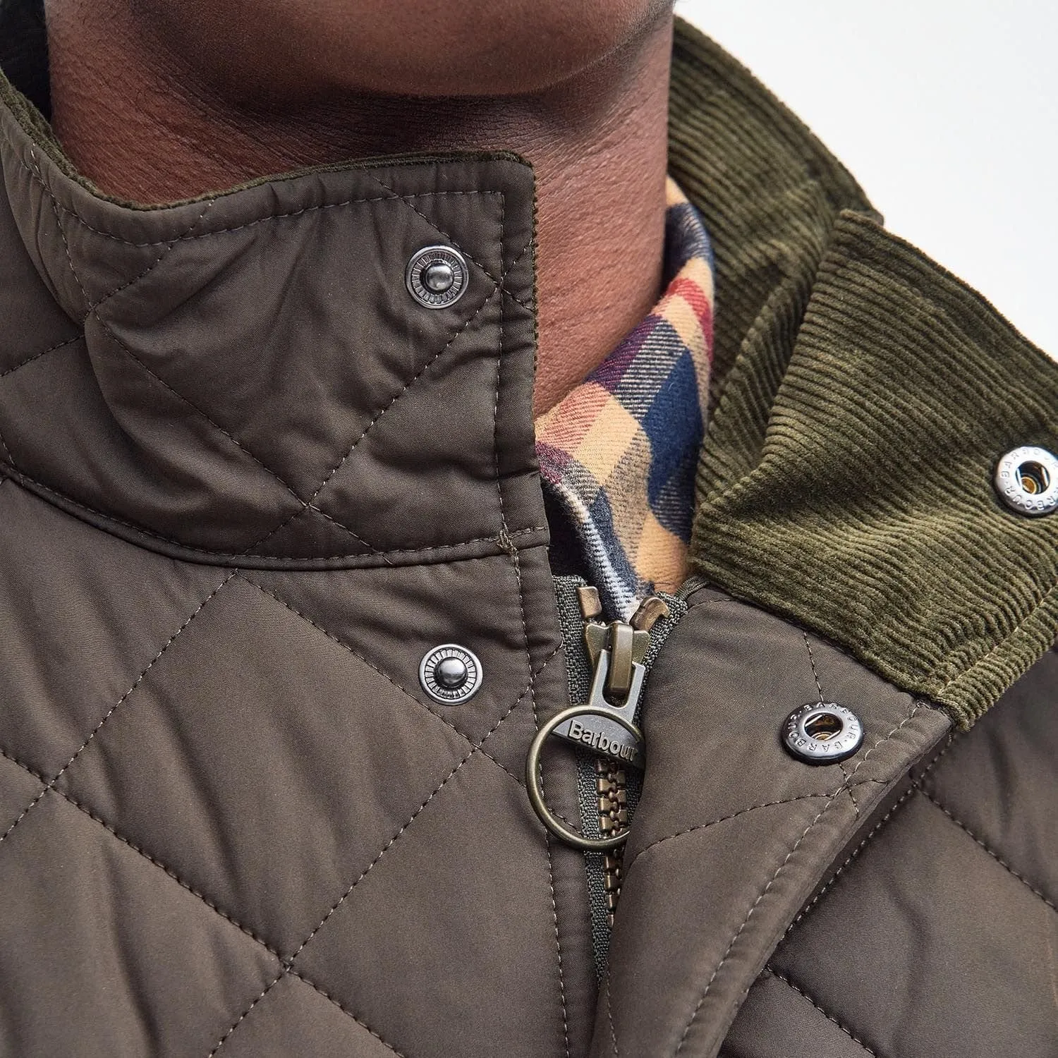 Barbour Chelsea Sportsquilt Jacket In Olive