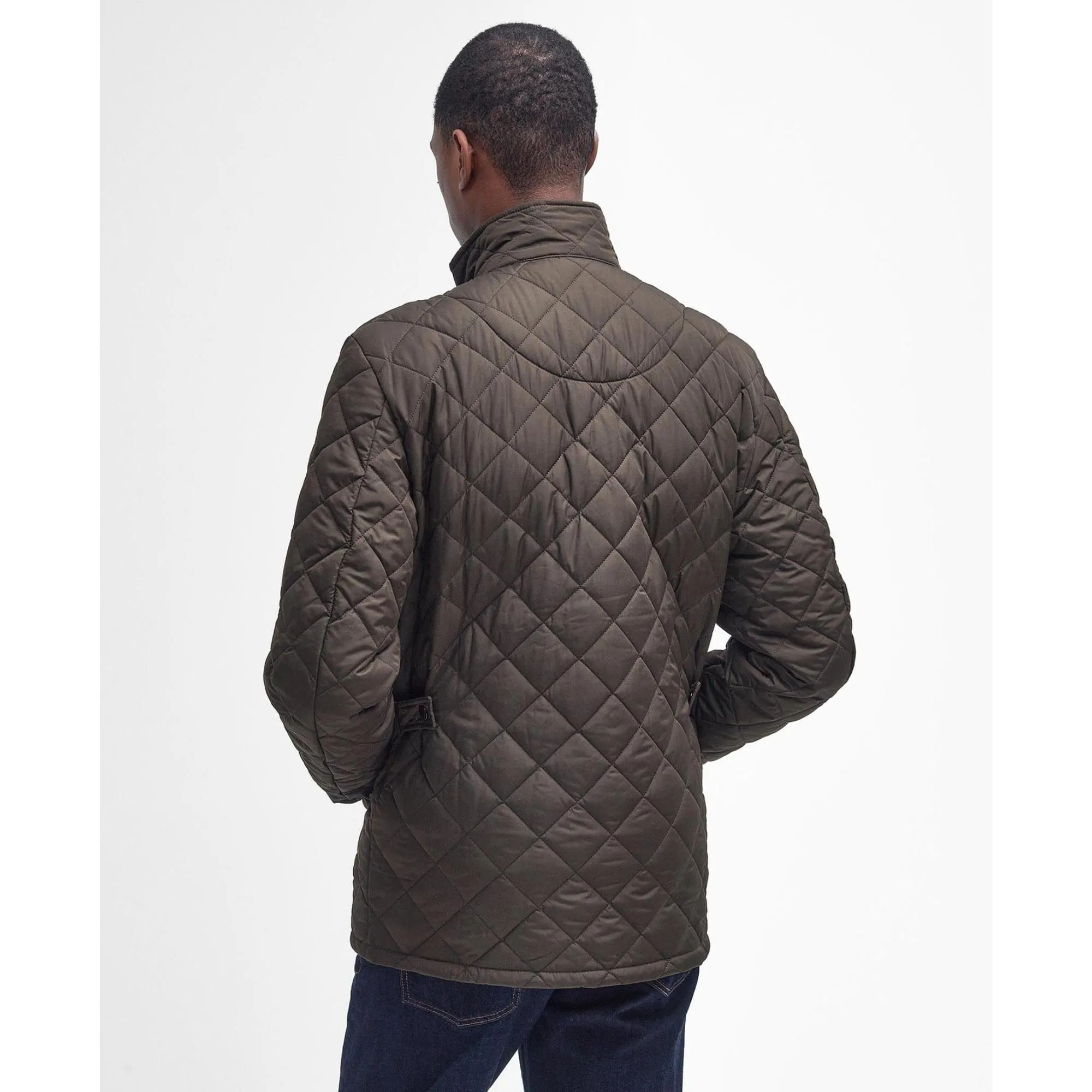 Barbour Chelsea Sportsquilt Jacket In Olive