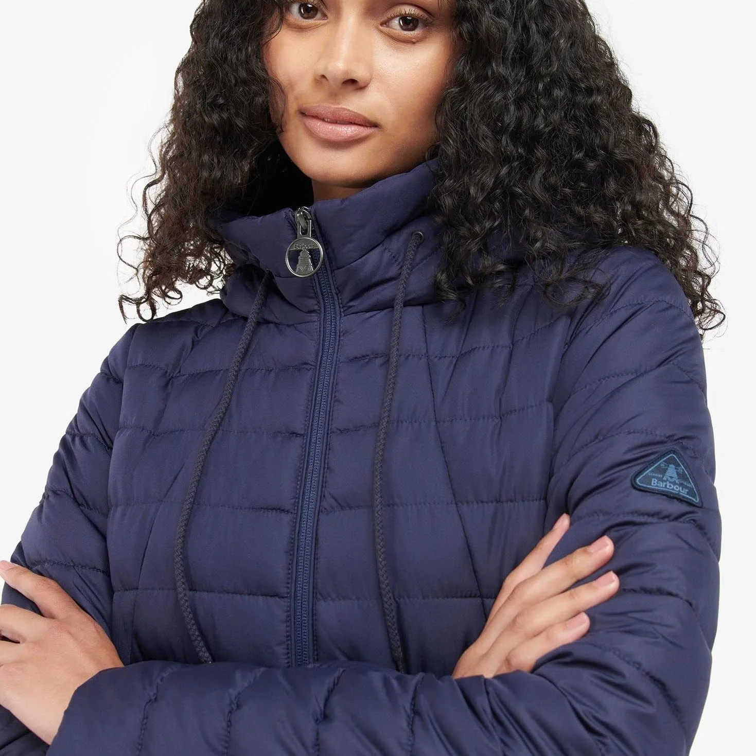 Barbour Coraline Quilted Jacket Navy