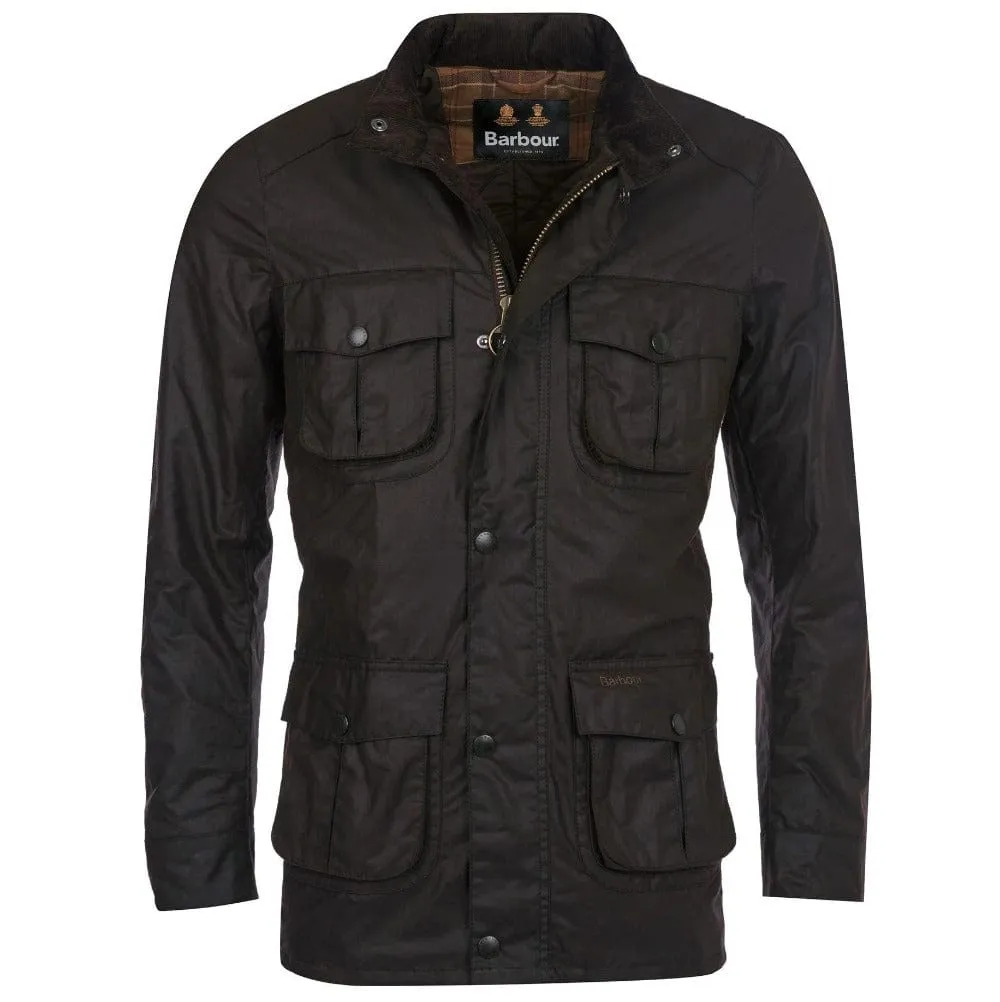 Barbour Corbridge Wax Jacket in Brown