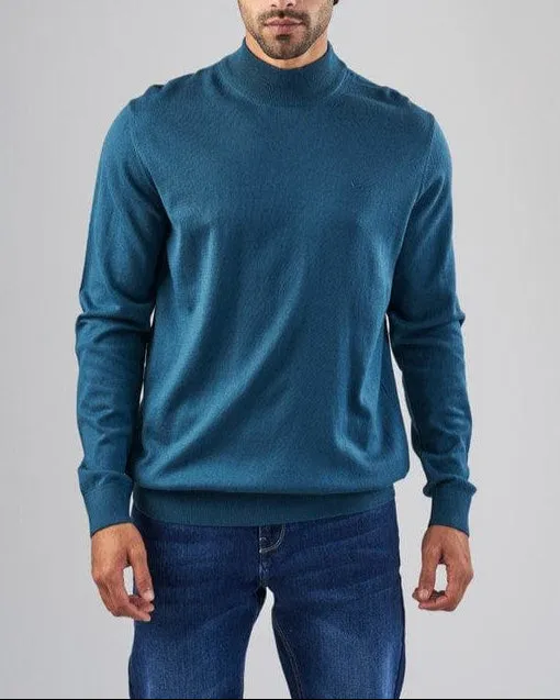 BASIC HIGH NECK SWEATER  - GINZARY