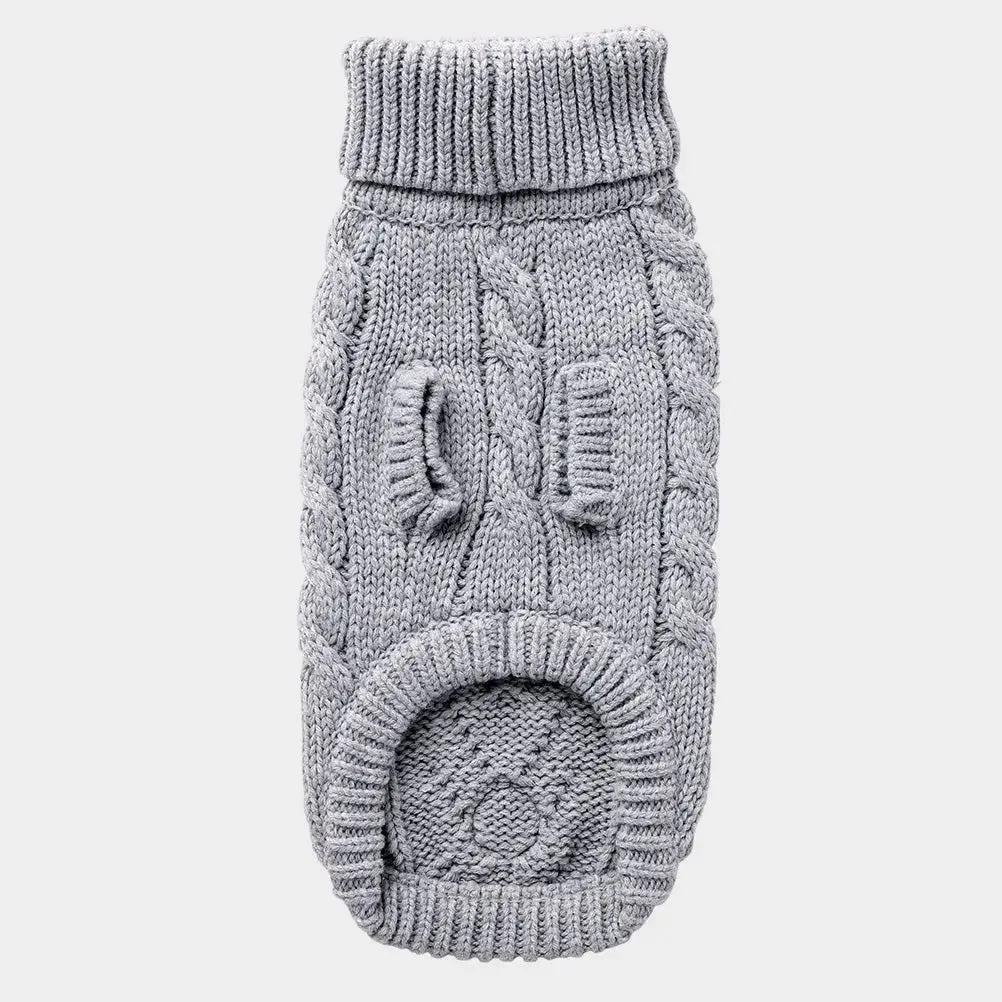 Chalet Dog Sweater | Grey Mix