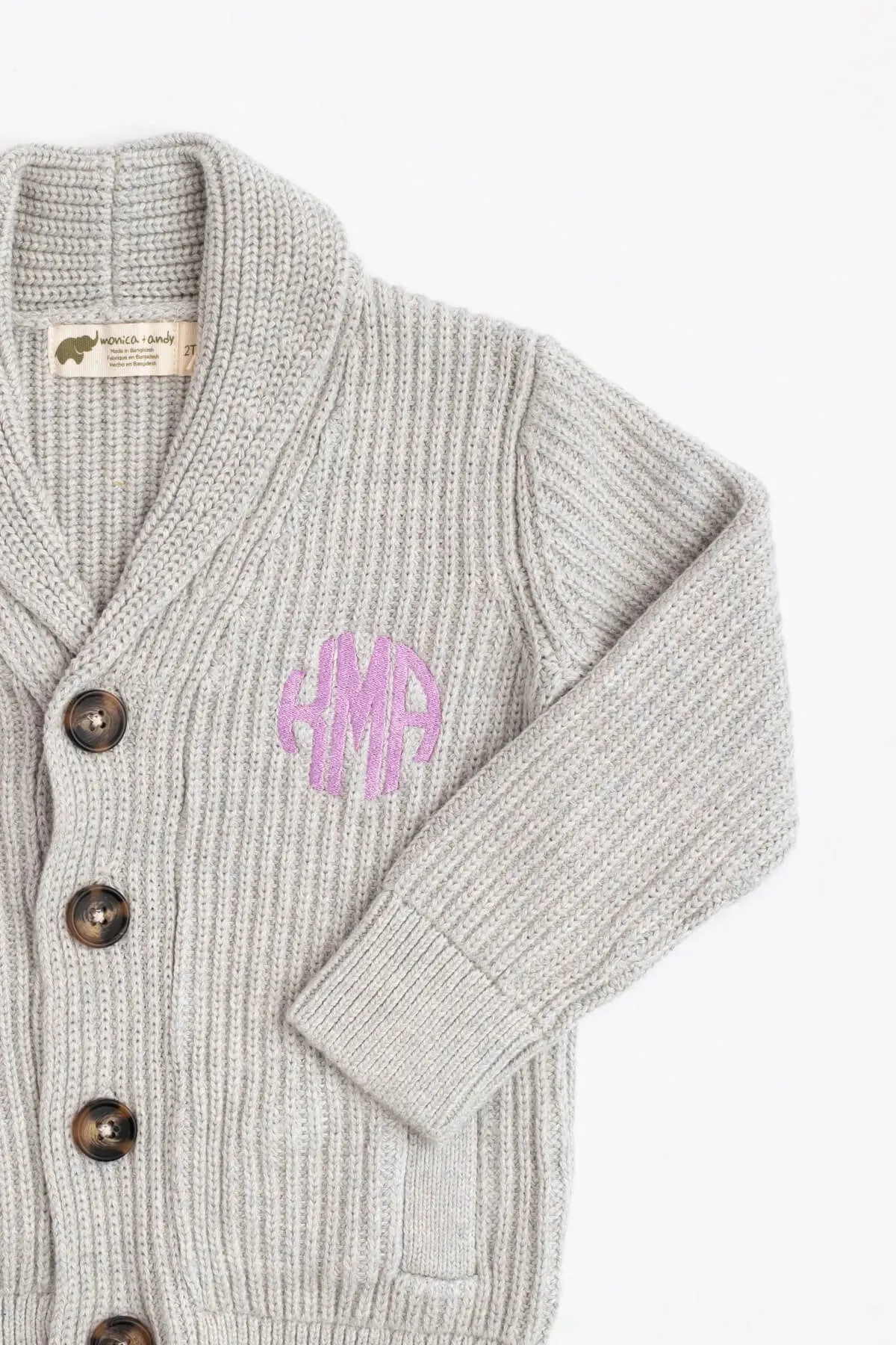 Collegiate Cardigan_Heather Grey