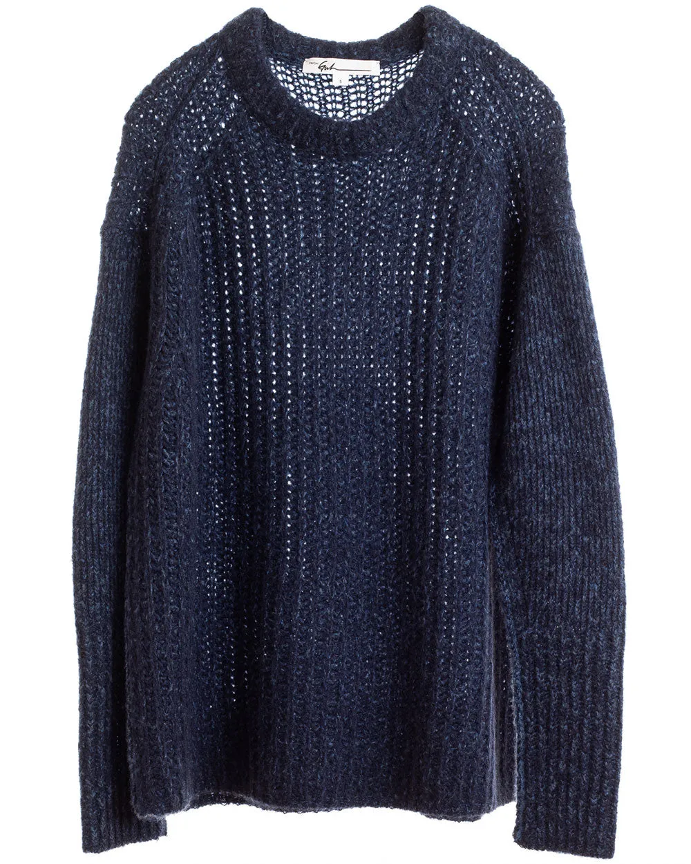 Denim Navy Double Dreamy Crewneck Sweater