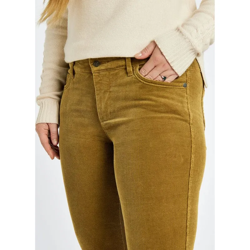 Dubarry Honeysuckle Ladies Stretch Pincord Jeans - Harvest Gold