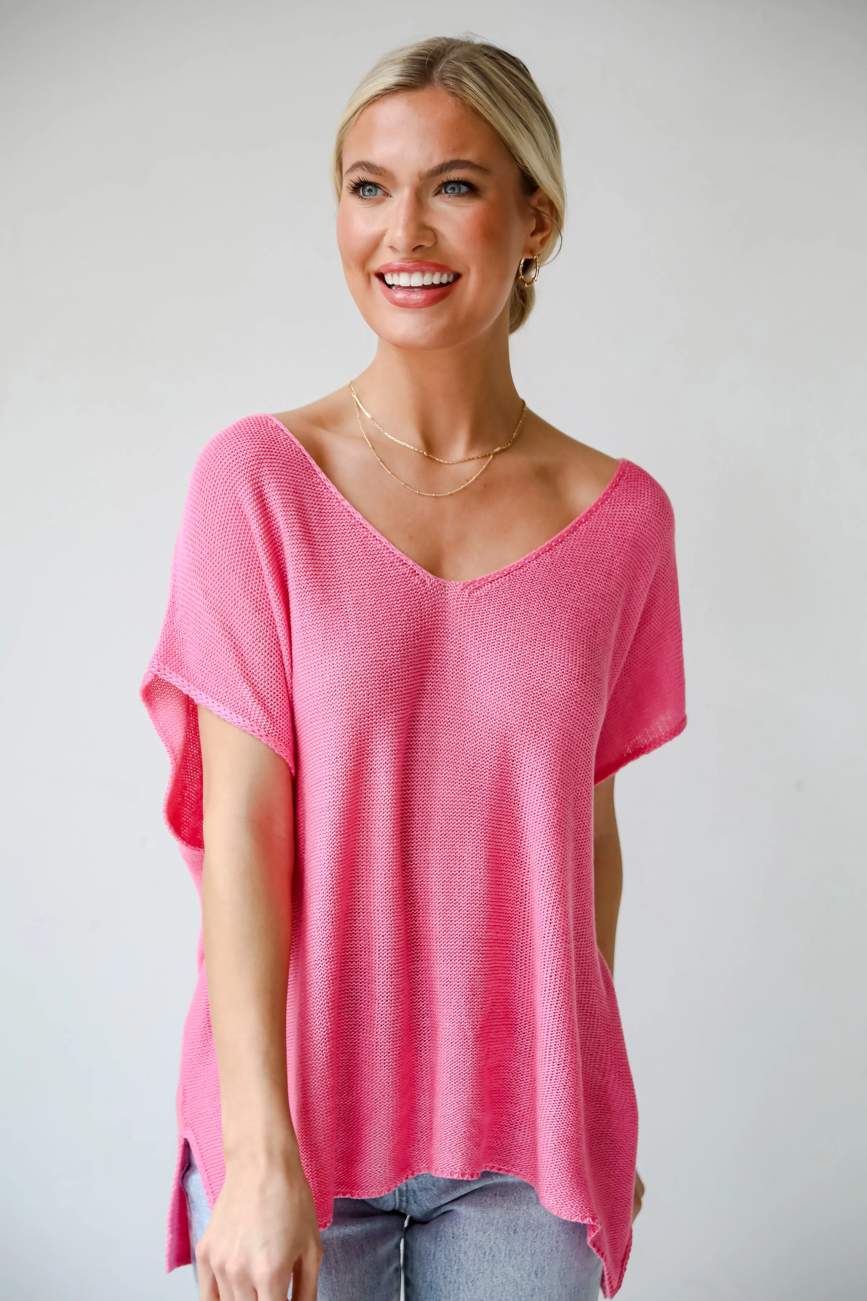 FINAL SALE - Eliza Lightweight Knit Top