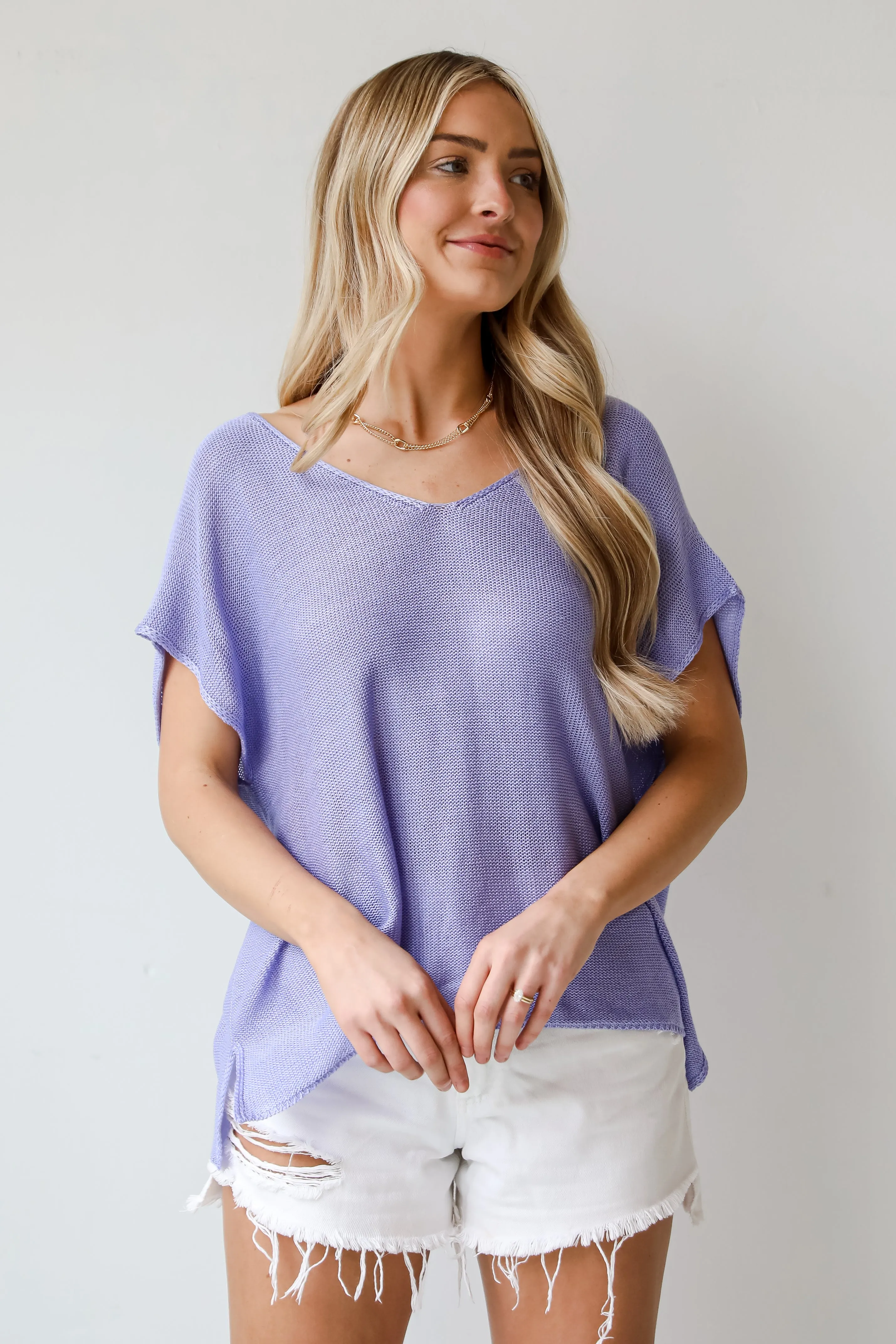 FINAL SALE - Eliza Lightweight Knit Top