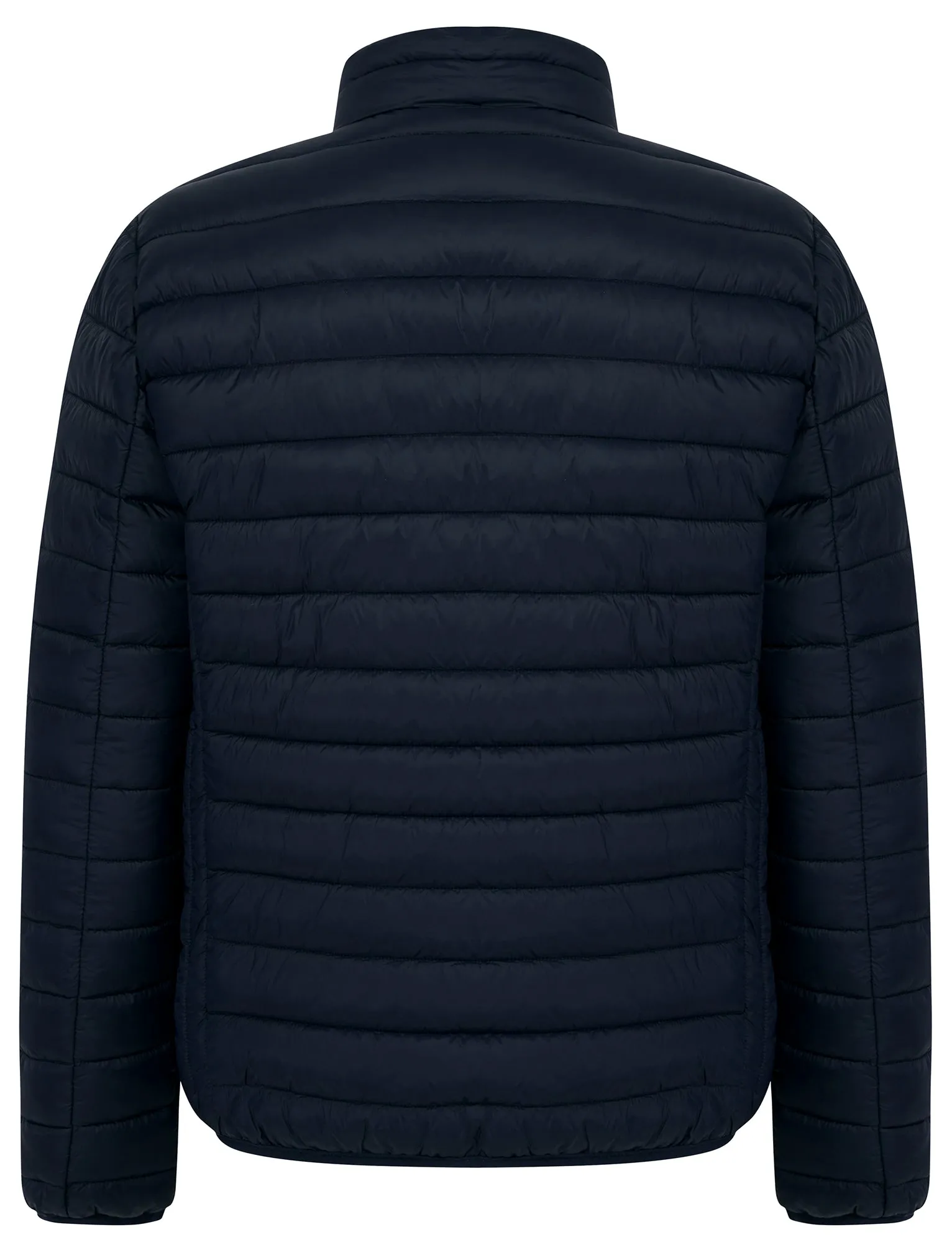 Inigo Funnel Neck Quilted Puffer Jacket in Sky Captain Navy - Tokyo Laundry