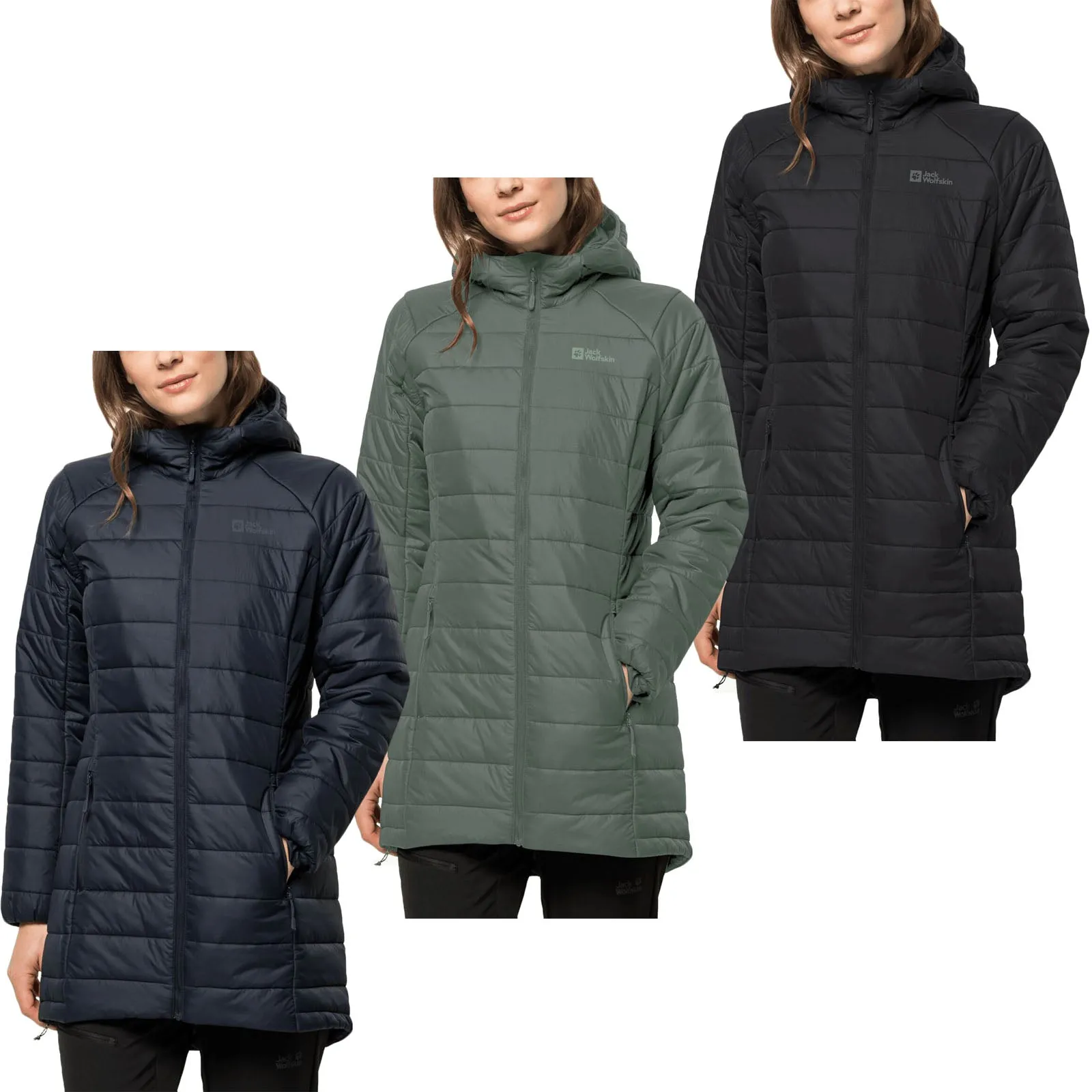 Jack Wolfskin Womens Bergland Insulated Padded Jacket