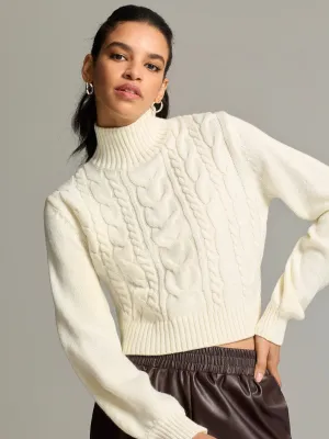 Kina Chunky Cable-Knit Sweater