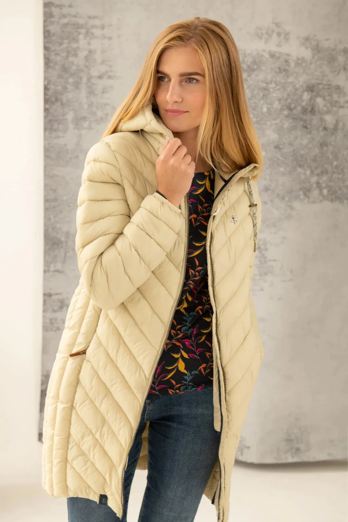 Lighthouse Laurel Padded Ladies Coat