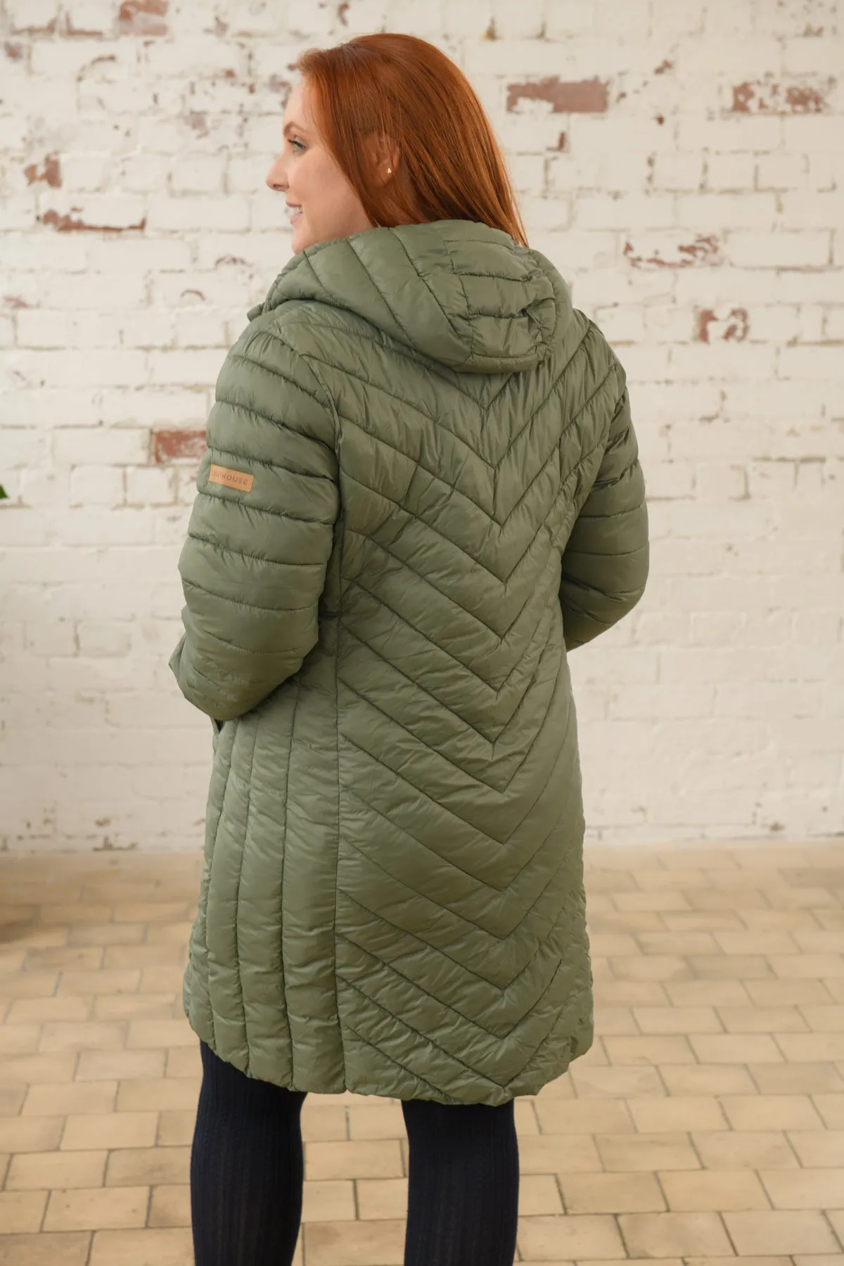 Lighthouse Laurel Padded Ladies Coat