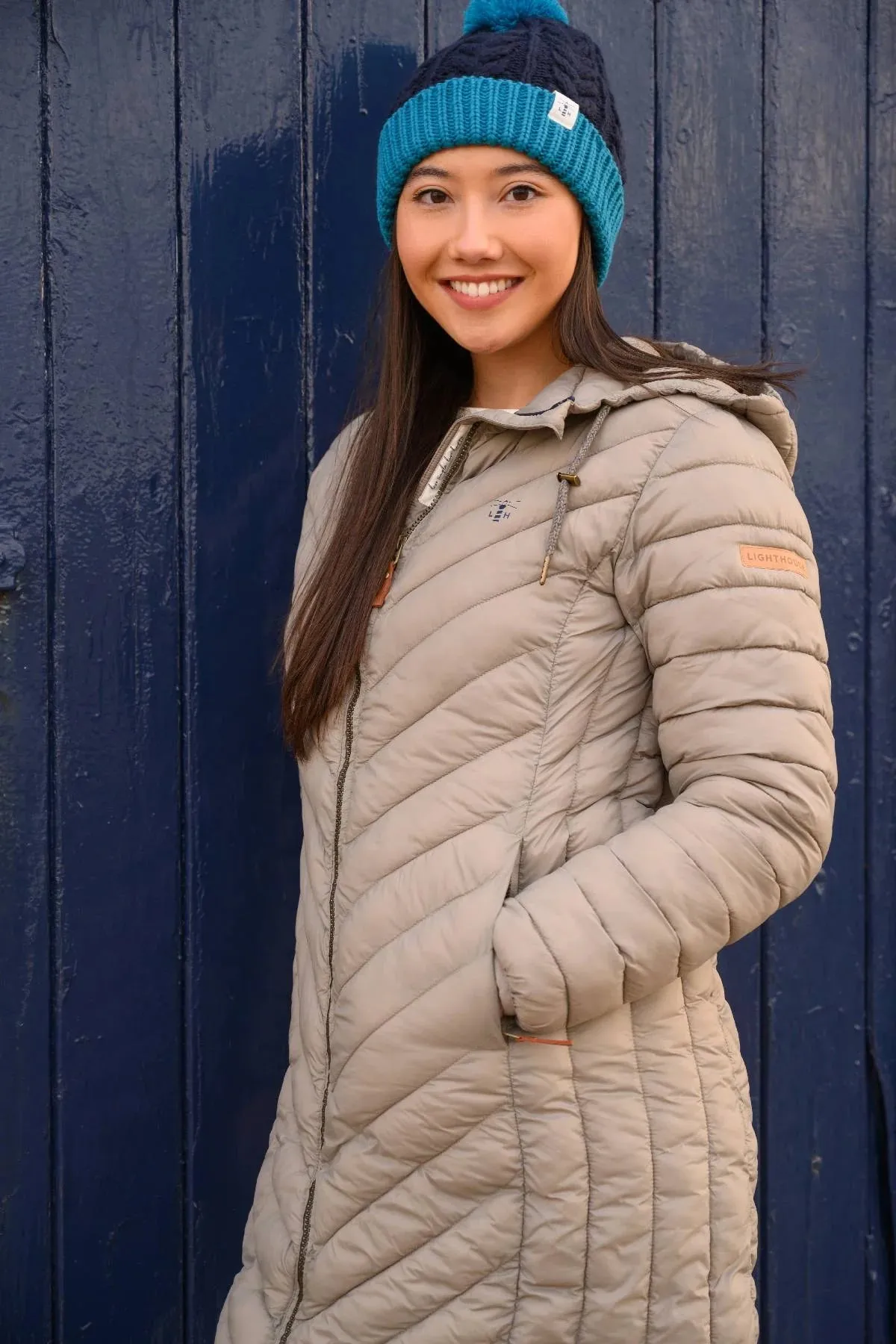 Lighthouse Laurel Padded Ladies Coat