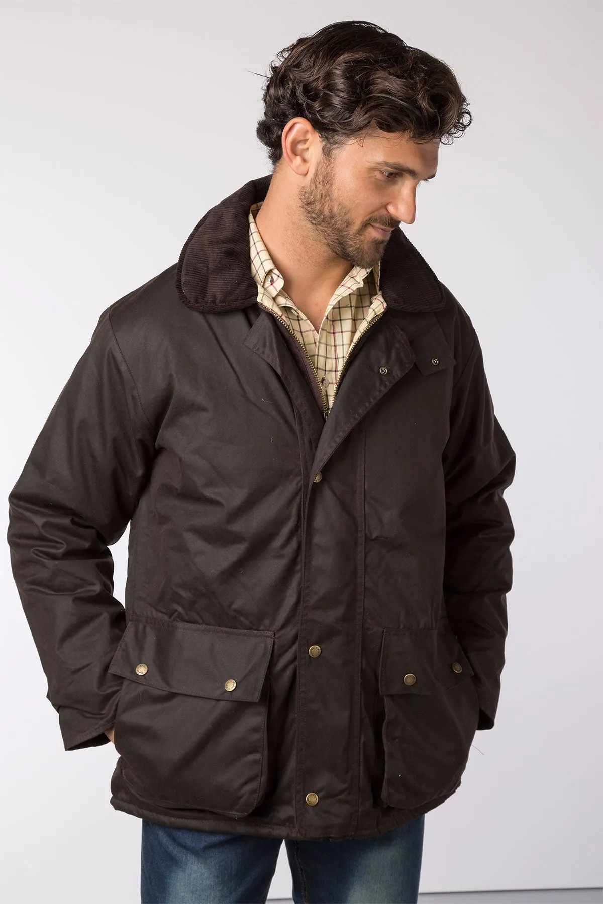 Men's Padded Wax Jacket - Stamford