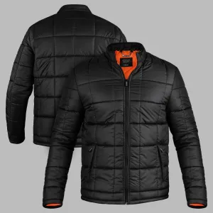 Mens Puffer Jacket Black | Kaptan