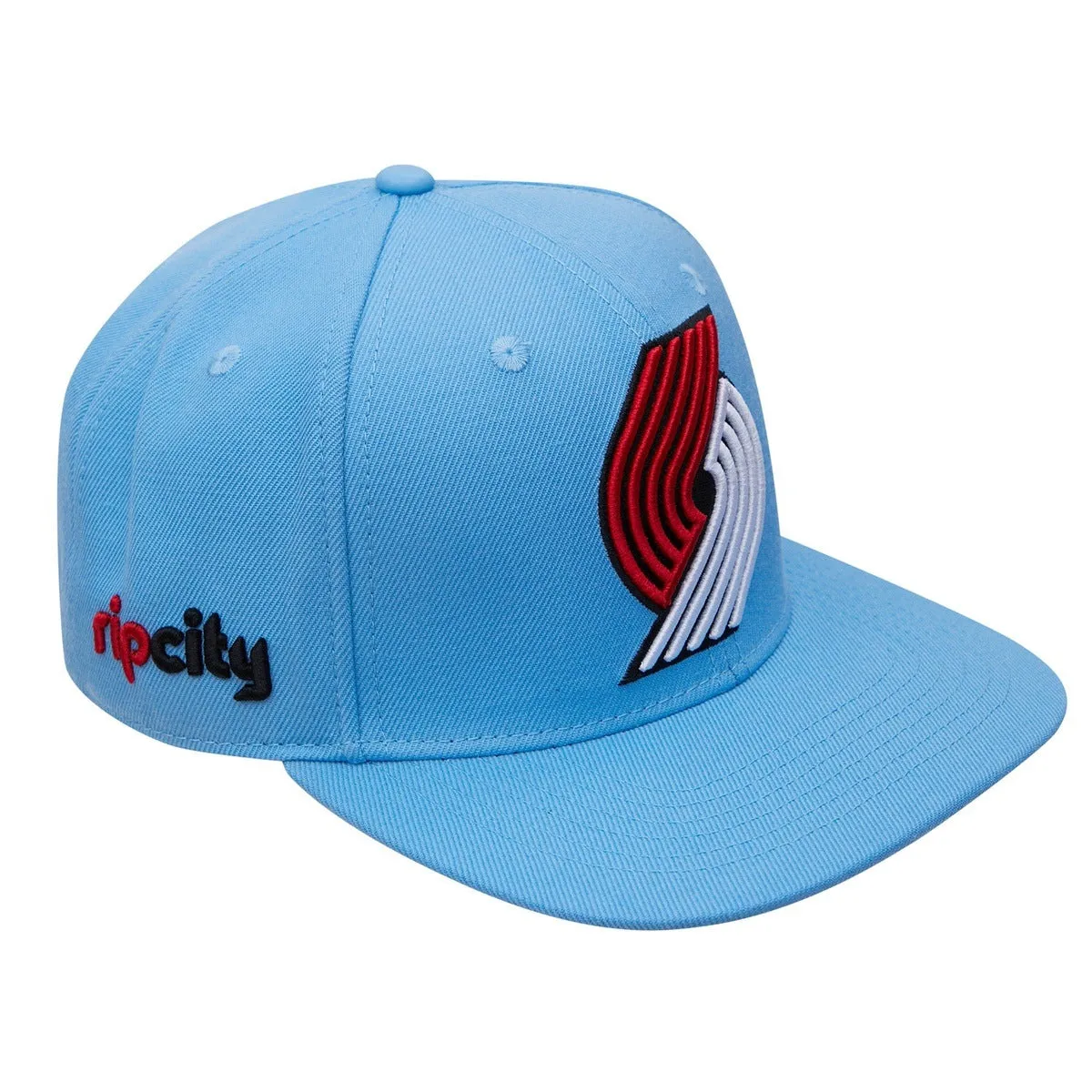 NBA PORTLAND TRAIL BLAZERS CLASSIC LOGO UNISEX SNAPBACK HAT (UNIVERSITY BLUE)