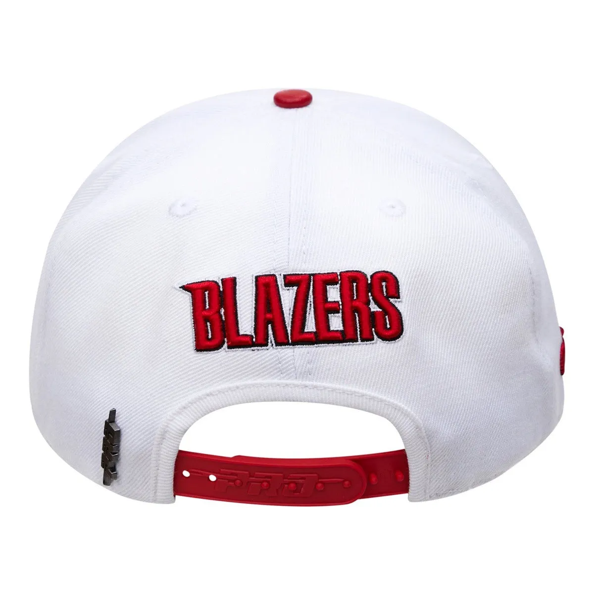 NBA PORTLAND TRAIL BLAZERS CLASSIC LOGO UNISEX SNAPBACK HAT (WHITE)