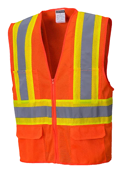 Portwest Tulsa Contrast Hi-Vis Vest