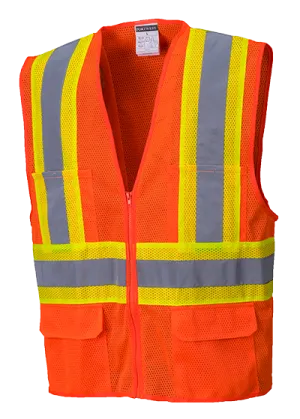 Portwest Tulsa Contrast Hi-Vis Vest