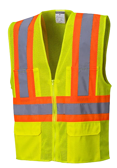 Portwest Tulsa Contrast Hi-Vis Vest