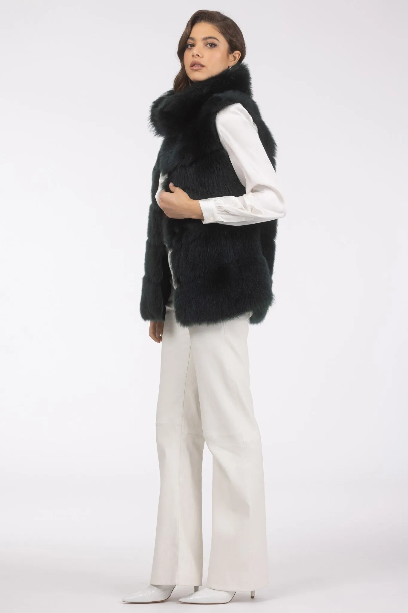 Reversible Merinillo Shearling Lamb Vest