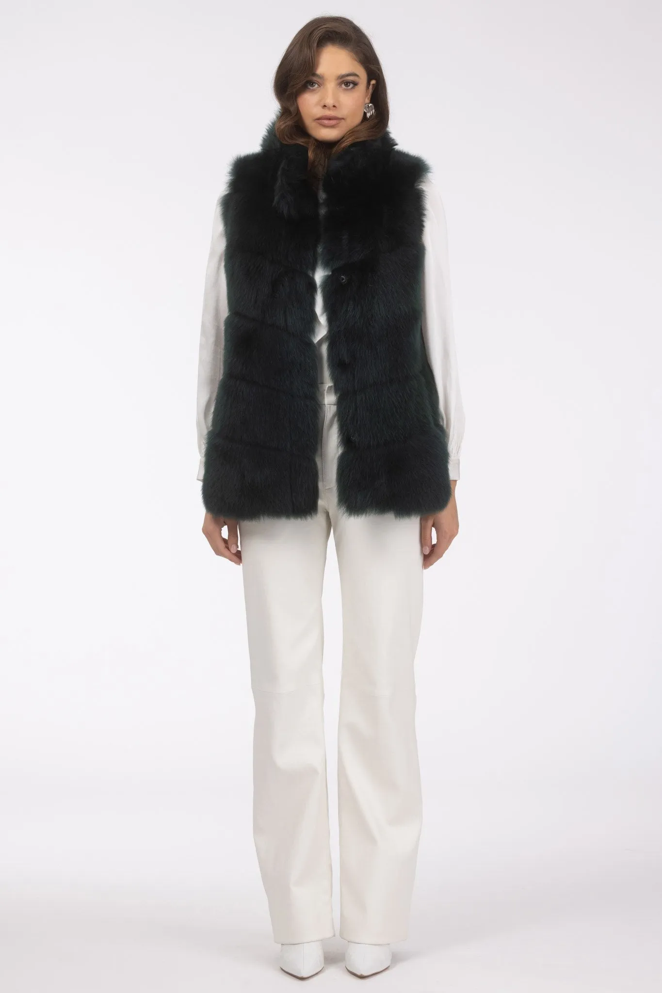 Reversible Merinillo Shearling Lamb Vest