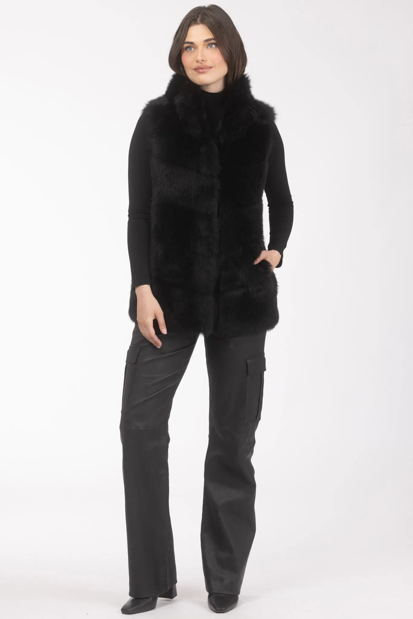 Reversible Merinillo Shearling Lamb Vest