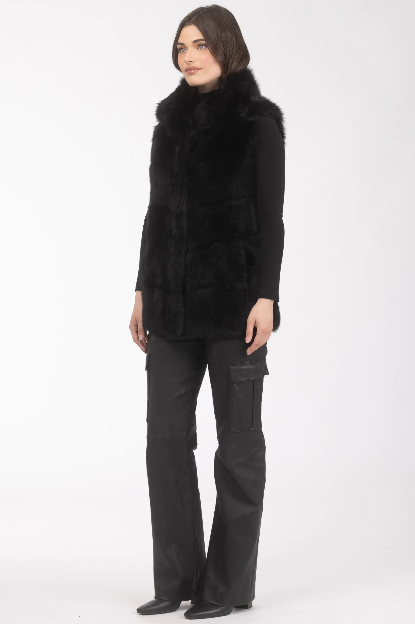 Reversible Merinillo Shearling Lamb Vest