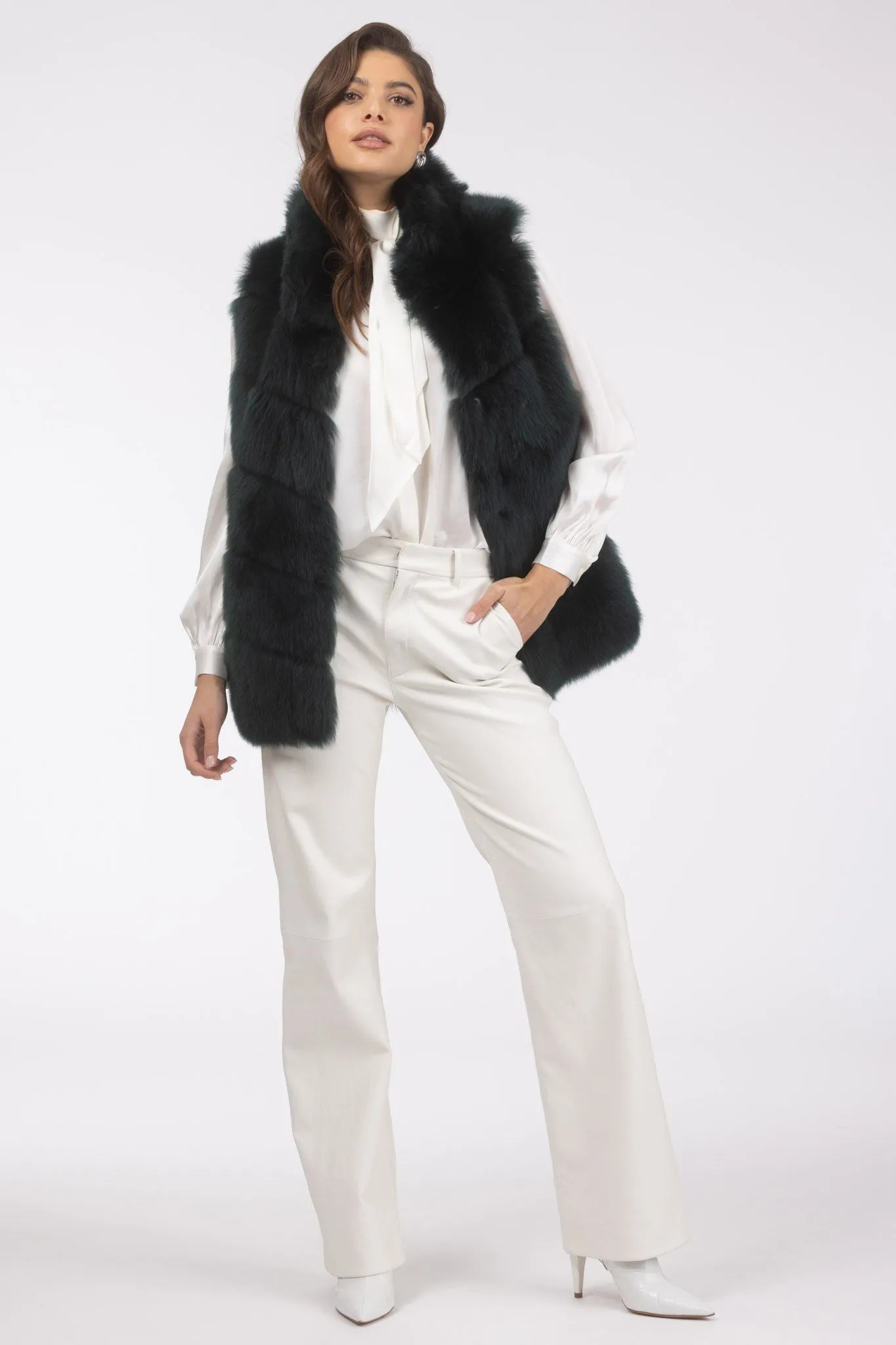 Reversible Merinillo Shearling Lamb Vest