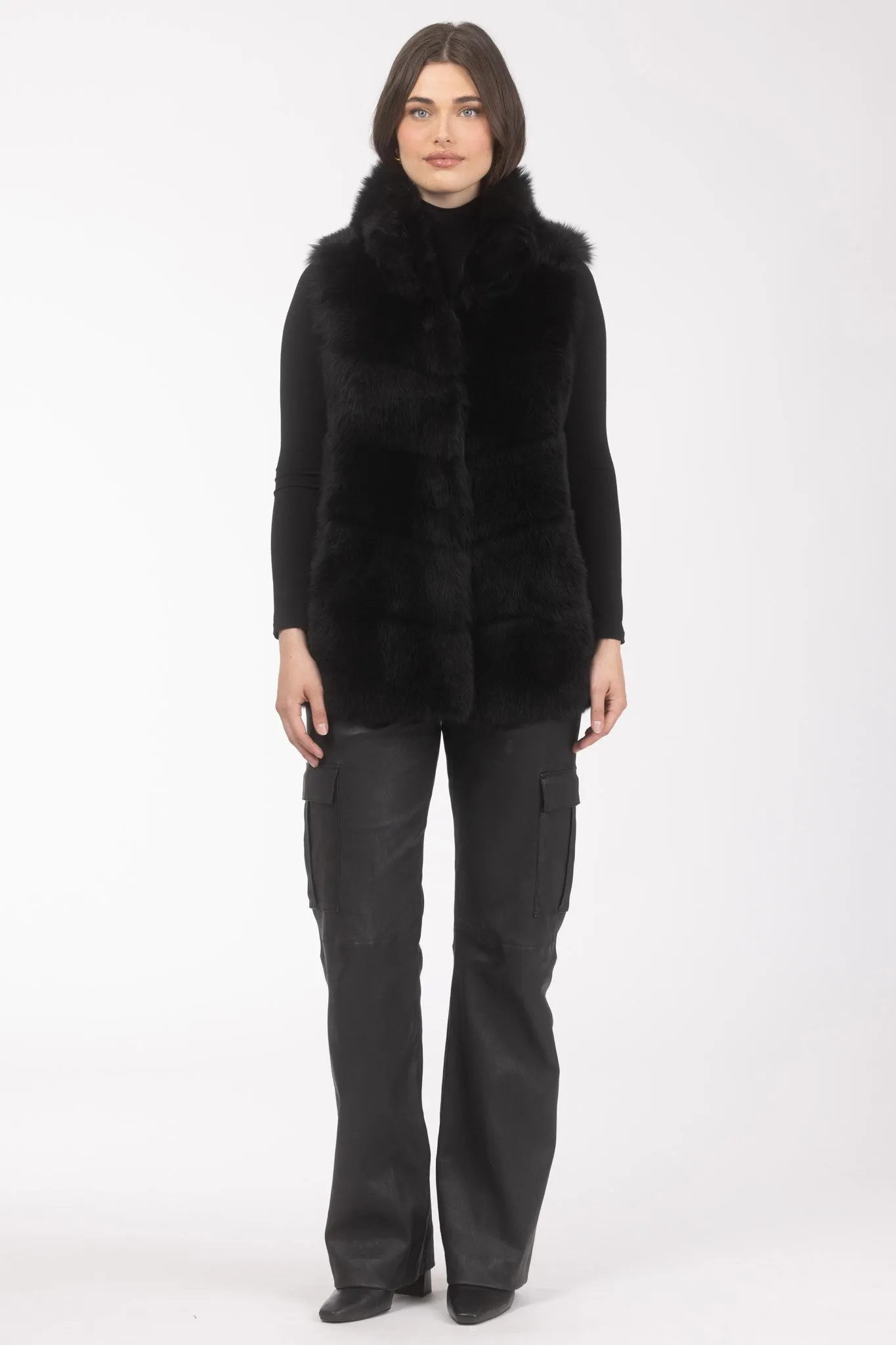 Reversible Merinillo Shearling Lamb Vest