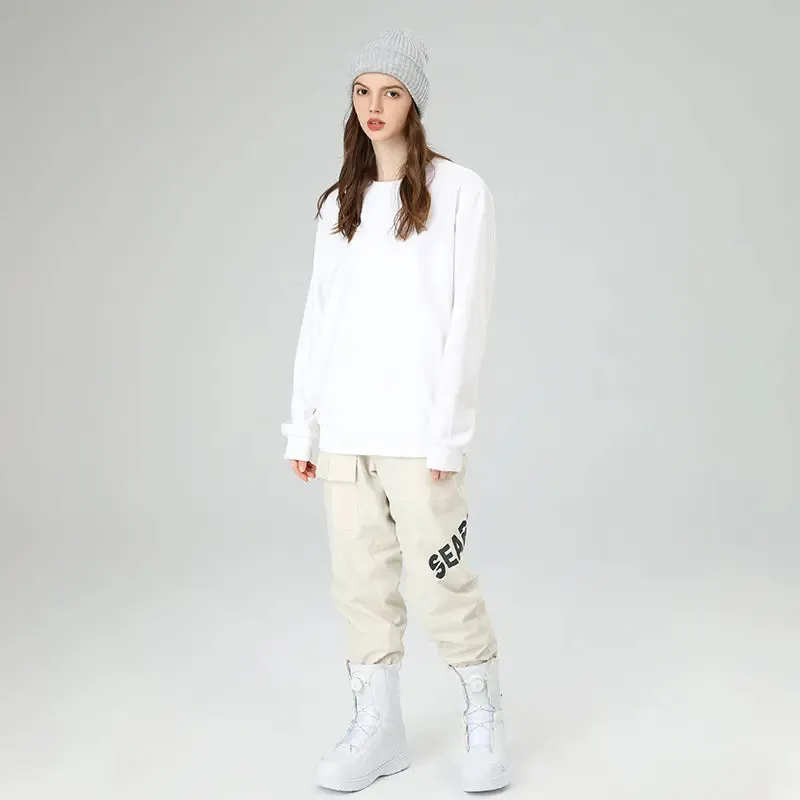 Women Reflective Cargo Ski Pants