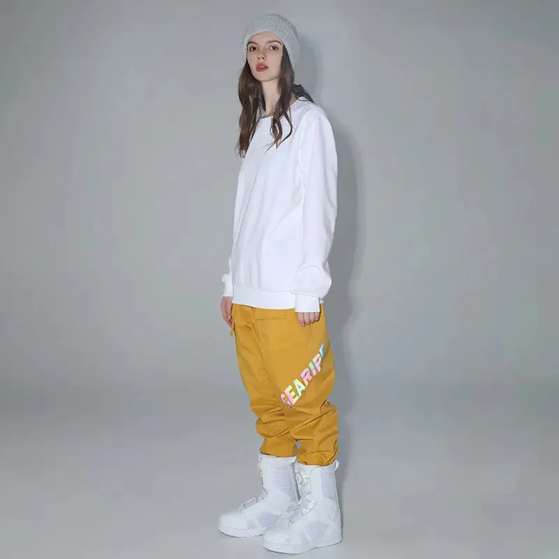 Women Reflective Cargo Ski Pants